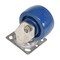 Vestil Solid Polyurethane Swivel Caster 4 In. Diameter x 2 In. Width 800 Lb. Capacity Dark Blue CST-F-SS-4X2SP-S - alternate 3